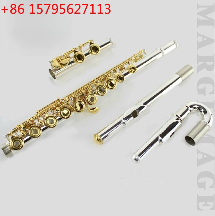 Magwitte Musical Instrument Children's Elbow 16 Hole Open Hole C Key Flute Silver Plated Key MFL-350SEG Blowpipe
Magwitte Musical Instrument Children's Elbow 16 Hole Open Hole C Key Flute Silver Plated Key MFL-350SEG Blowpipe