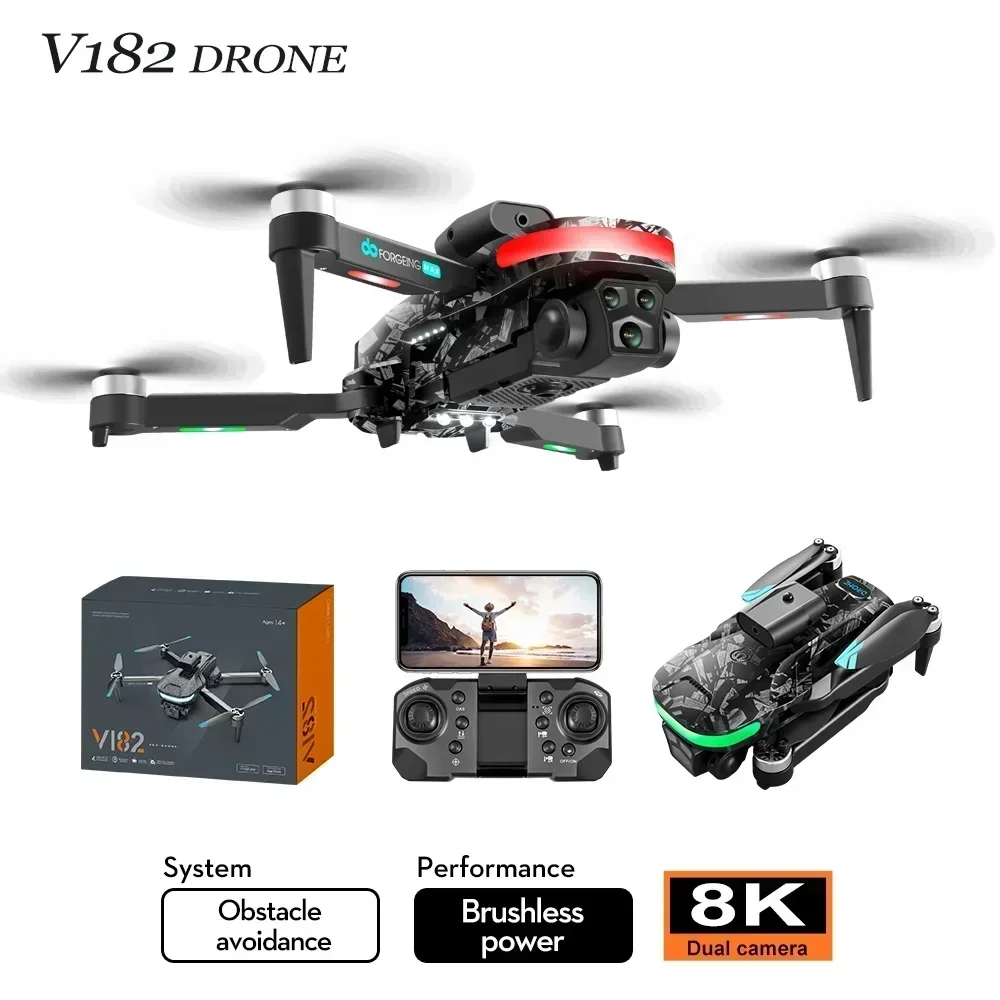 2024 Новый V182 Дрон 8K Профессиональный бесщеточный двигатель 4K Dual HD Аэрофотосъемка FPV Предотвращение препятствий Квадротор Игрушки БПЛА
2024 Новый V182 Дрон 8K Профессиональный бесщеточный двигатель 4K Dual HD Аэрофотосъемка FPV Предотвращение препятствий Квадротор Игрушки БПЛА