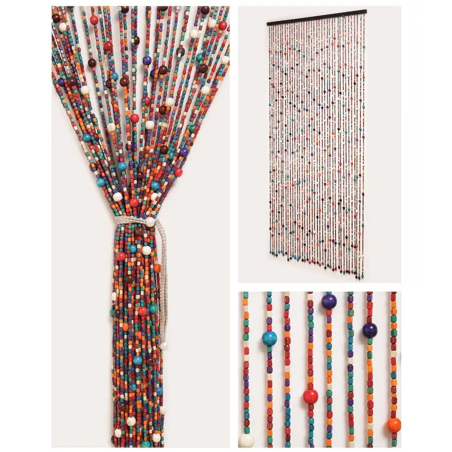 38 Strands Beaded Curtain for Doorways 35.4x79 Handmade Natural Beaded CurtainsBoho Doorway Wood and Bamboo Bead CurtainAs Insec
38 Strands Beaded Curtain for Doorways 35.4x79 Handmade Natural Beaded CurtainsBoho Doorway Wood and Bamboo Bead CurtainAs Insec