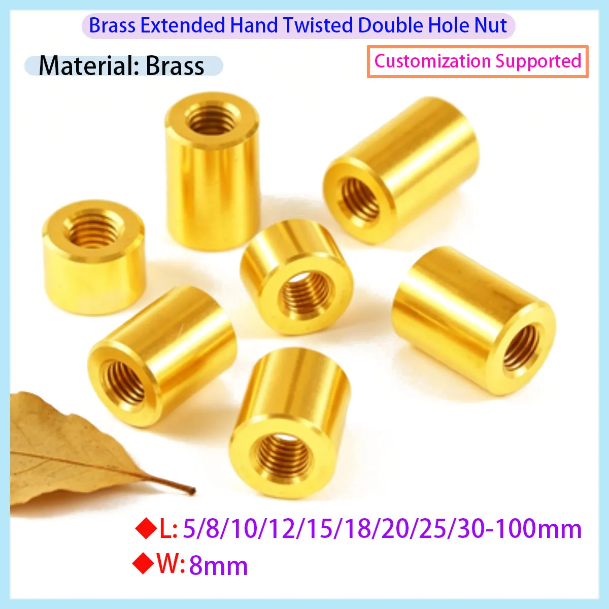 Circular Brass Support Gasket, Screw Thread, Double Threaded Hollow Column M4, M5, M6, Length 4-100mm
Circular Brass Support Gasket, Screw Thread, Double Threaded Hollow Column M4, M5, M6, Length 4-100mm
