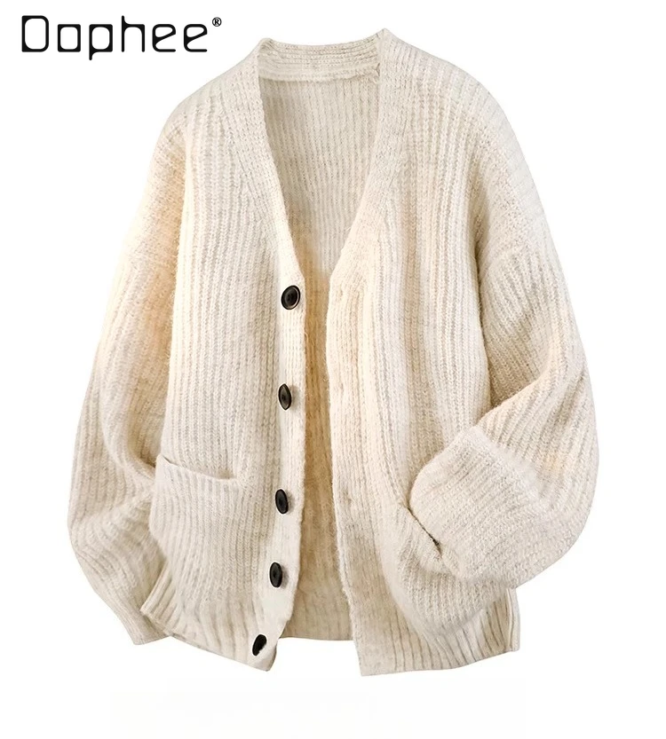 Осень-зима японский ретро зеленый светло-серый кардиган свитер мужской мягкий простой свободный повседневный абрикосовый темно-синий вязаный жакет
Осень-зима японский ретро зеленый светло-серый кардиган свитер мужской мягкий простой свободный повседневный абрикосовый темно-синий вязаный жакет