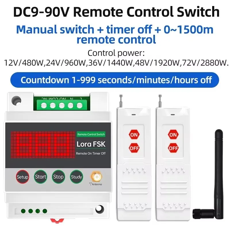 PUFFINS Remote Fixed Feedback Series Wireless Remote Control Switch Timable High Power Intelligent Remote Controller
PUFFINS Remote Fixed Feedback Series Wireless Remote Control Switch Timable High Power Intelligent Remote Controller