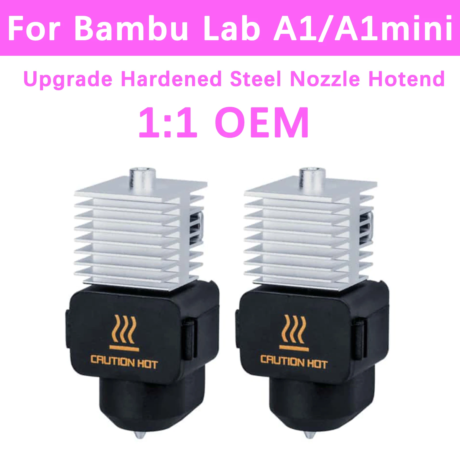 For Bambu Lab A1/A1mini Non-detachable Hardened Steel Integrated Nozzle High-Precision A1 Hotend Same As Original High Quality
For Bambu Lab A1/A1mini Non-detachable Hardened Steel Integrated Nozzle High-Precision A1 Hotend Same As Original High Quality