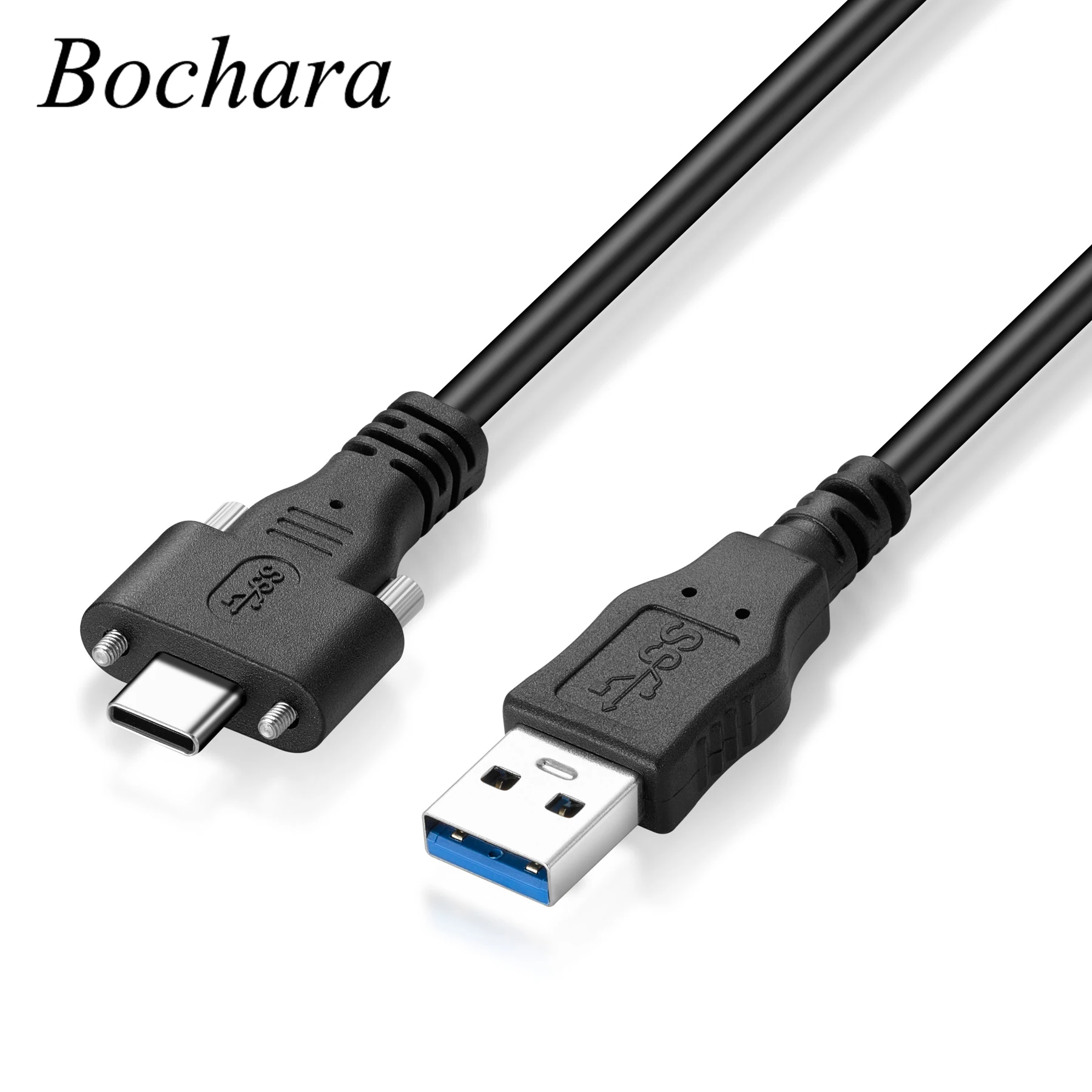 Bochara USB 3.0 Type A to Type C 3.0 Male Data Cable With Screw Panel Mount Dual Shielded for Smart Phone Tablet
Bochara USB 3.0 Type A to Type C 3.0 Male Data Cable With Screw Panel Mount Dual Shielded for Smart Phone Tablet