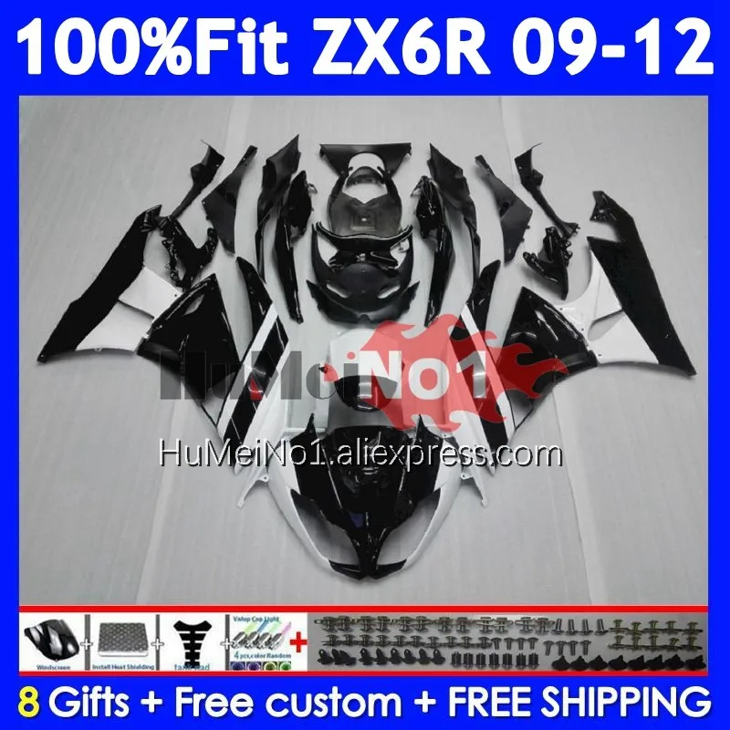 OEM Kit For KAWASAKI NINJA ZX636 White black ZX 6R 636 ZX600 208No.4 ZX-6R ZX6R 09 10 11 12 ZX-636 2009 2010 2011 2012 Fairing
OEM Kit For KAWASAKI NINJA ZX636 White black ZX 6R 636 ZX600 208No.4 ZX-6R ZX6R 09 10 11 12 ZX-636 2009 2010 2011 2012 Fairing