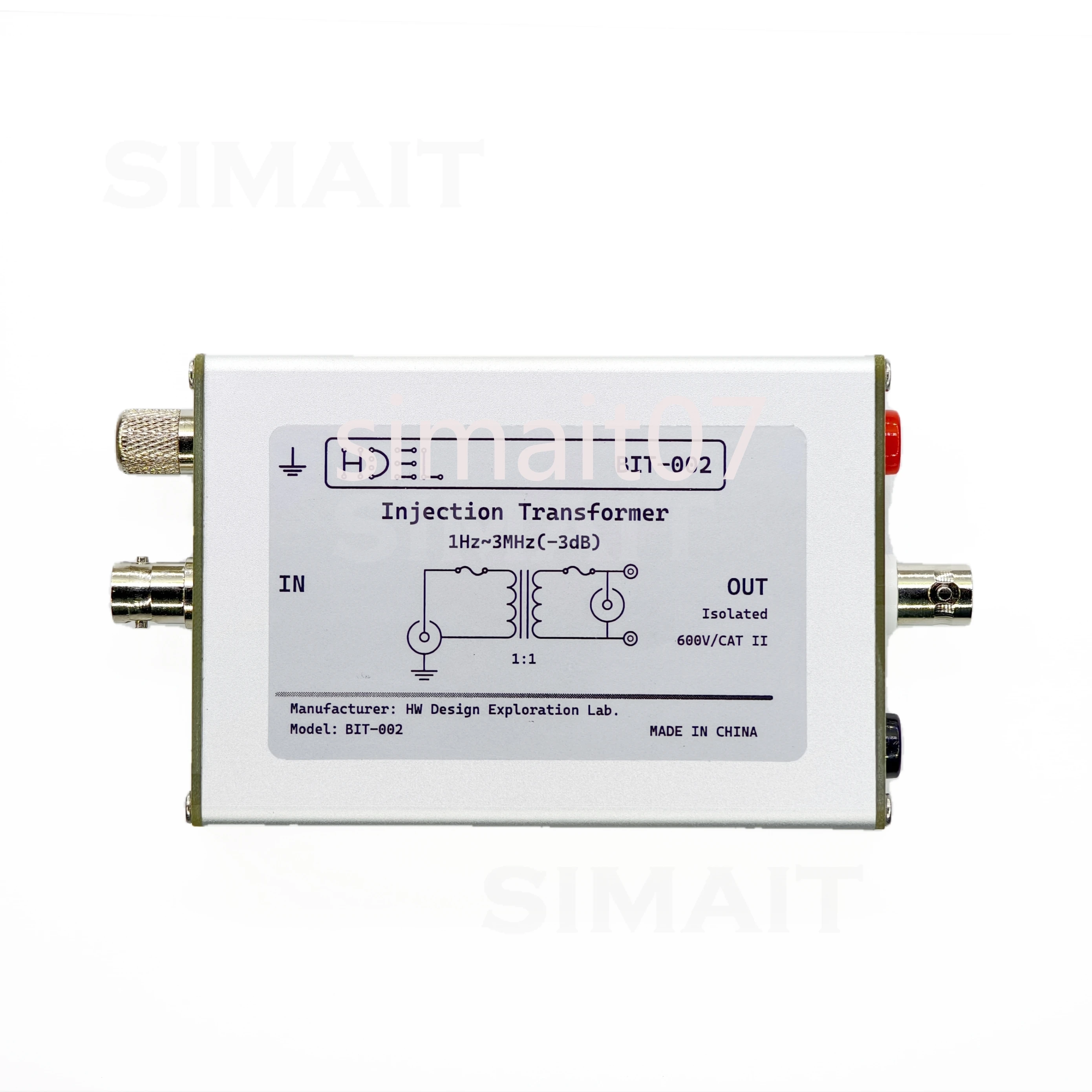 Isolated Injection Transformer Frequency Response Power Loop Analysis BIT-002 Replaces J2100A
Isolated Injection Transformer Frequency Response Power Loop Analysis BIT-002 Replaces J2100A