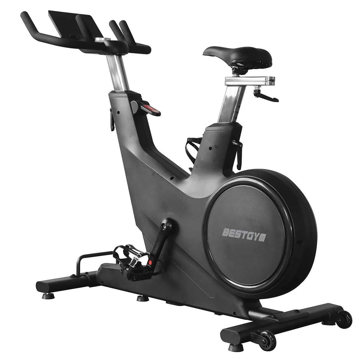 Top-ranking New Indoor Motorized Adjustable Magnetic Self-generating Electricity Training Cardio Spinning Bike
Top-ranking New Indoor Motorized Adjustable Magnetic Self-generating Electricity Training Cardio Spinning Bike