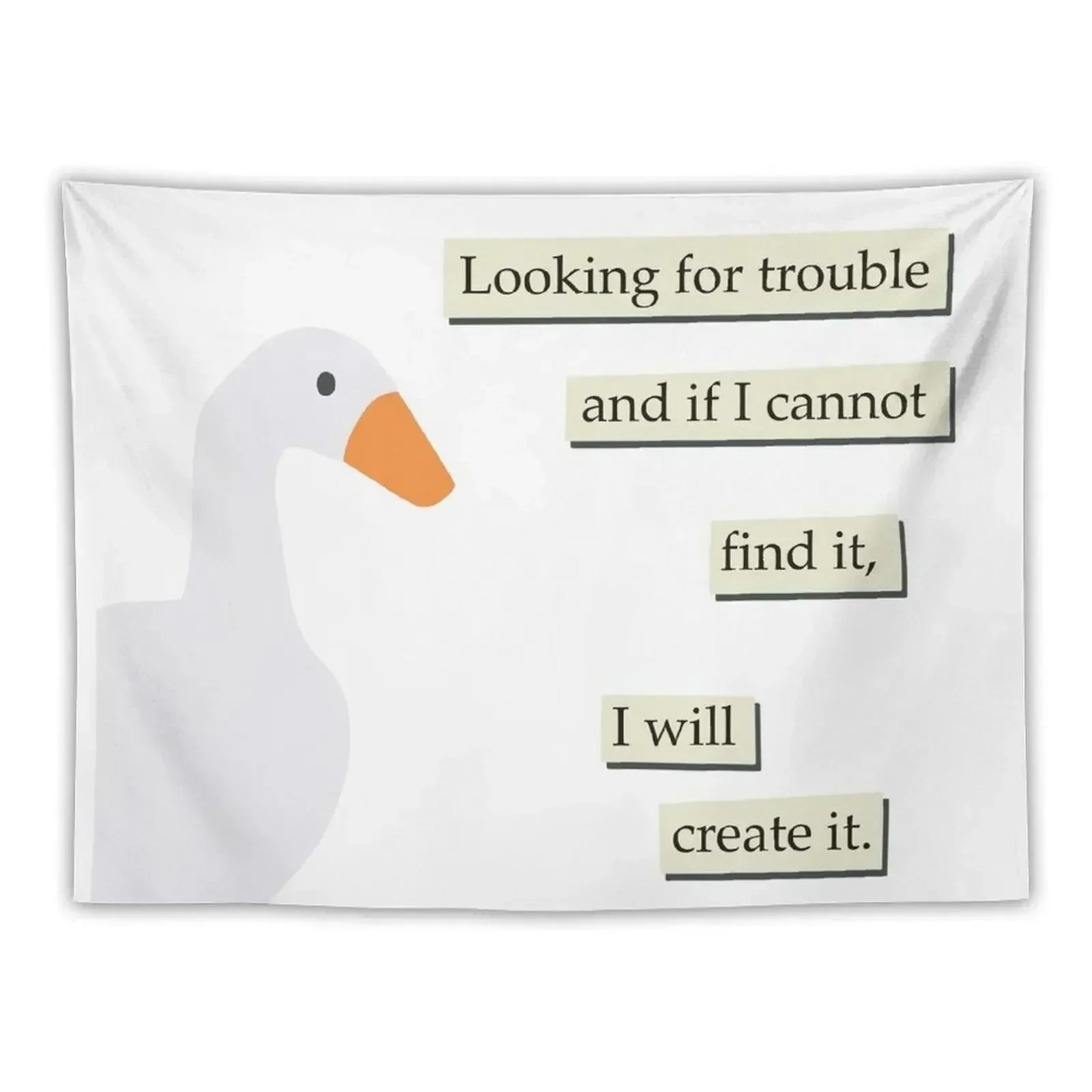 looking for trouble goose Tapestry Decorative Wall Mural Decoration Room Room Decor Aesthetic Home Decor Tapestry
looking for trouble goose Tapestry Decorative Wall Mural Decoration Room Room Decor Aesthetic Home Decor Tapestry
