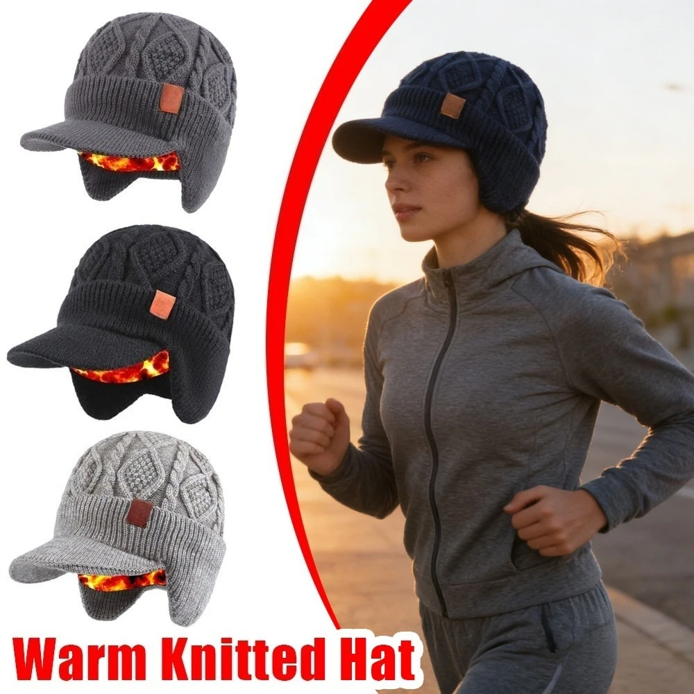 New Warm Duckbill Cap Fleece-Lined And Thickened Windproof Fleece-Lined Knitted Cap Warm Ear-Protective Fleece-Lined Cap
New Warm Duckbill Cap Fleece-Lined And Thickened Windproof Fleece-Lined Knitted Cap Warm Ear-Protective Fleece-Lined Cap