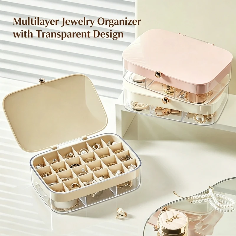 Jewelry storage box, jewelry ring, multi-layer covered classification storage box, jewelry box
Jewelry storage box, jewelry ring, multi-layer covered classification storage box, jewelry box