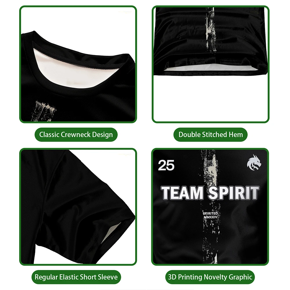 New Team Spirit Esports Club Jersey CS2 Donk Sh1ro Training Suit T-Shirt Men's Women's GamersSummer Breathable Sports Tee
New Team Spirit Esports Club Jersey CS2 Donk Sh1ro Training Suit T-Shirt Men's Women's GamersSummer Breathable Sports Tee