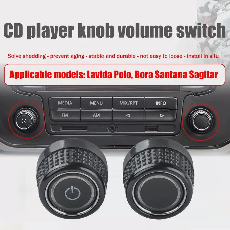 2PC plastic Car Radio Knob Switch Button For Golf 6 And For 6C0919603 Precision Engineered Turn Knob For Enhanced Audio Control
2PC plastic Car Radio Knob Switch Button For Golf 6 And For 6C0919603 Precision Engineered Turn Knob For Enhanced Audio Control
