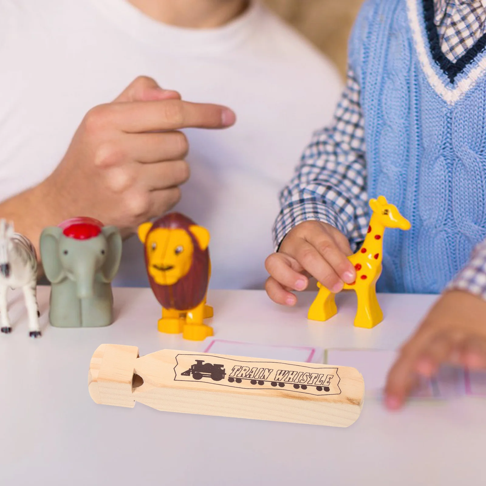 2Pcs Wood Whistle Cartoon Train Pattern Safe Environment Friendly Kids Referee Party Festival Baby Wind Instruments
2Pcs Wood Whistle Cartoon Train Pattern Safe Environment Friendly Kids Referee Party Festival Baby Wind Instruments