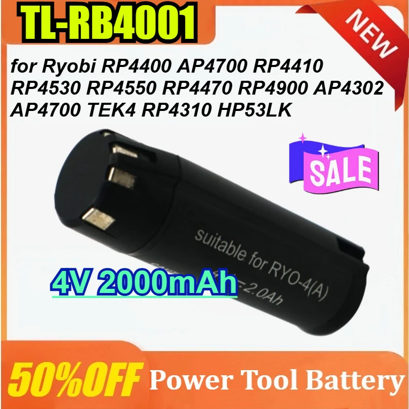 TL-RB4001 for Ryobi RP4400 AP4700 Handheld Drill Replacement Battery AP4001
TL-RB4001 for Ryobi RP4400 AP4700 Handheld Drill Replacement Battery AP4001