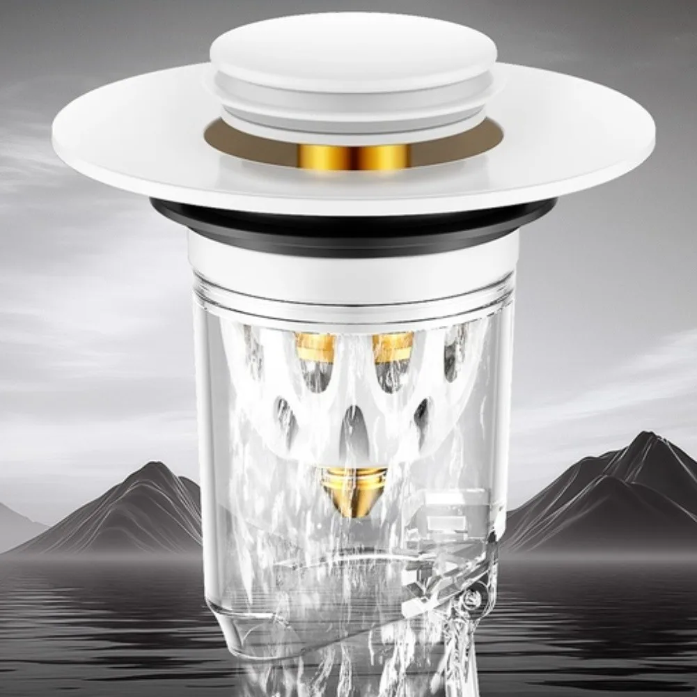 Сливная крышка для раковины с блоком для улавливания волос, АБС-пластиком и медным сердечником, подходит для стандартных деталей утечки раковины с отверстием
Сливная крышка для раковины с блоком для улавливания волос, АБС-пластиком и медным сердечником, подходит для стандартных деталей утечки раковины с отверстием