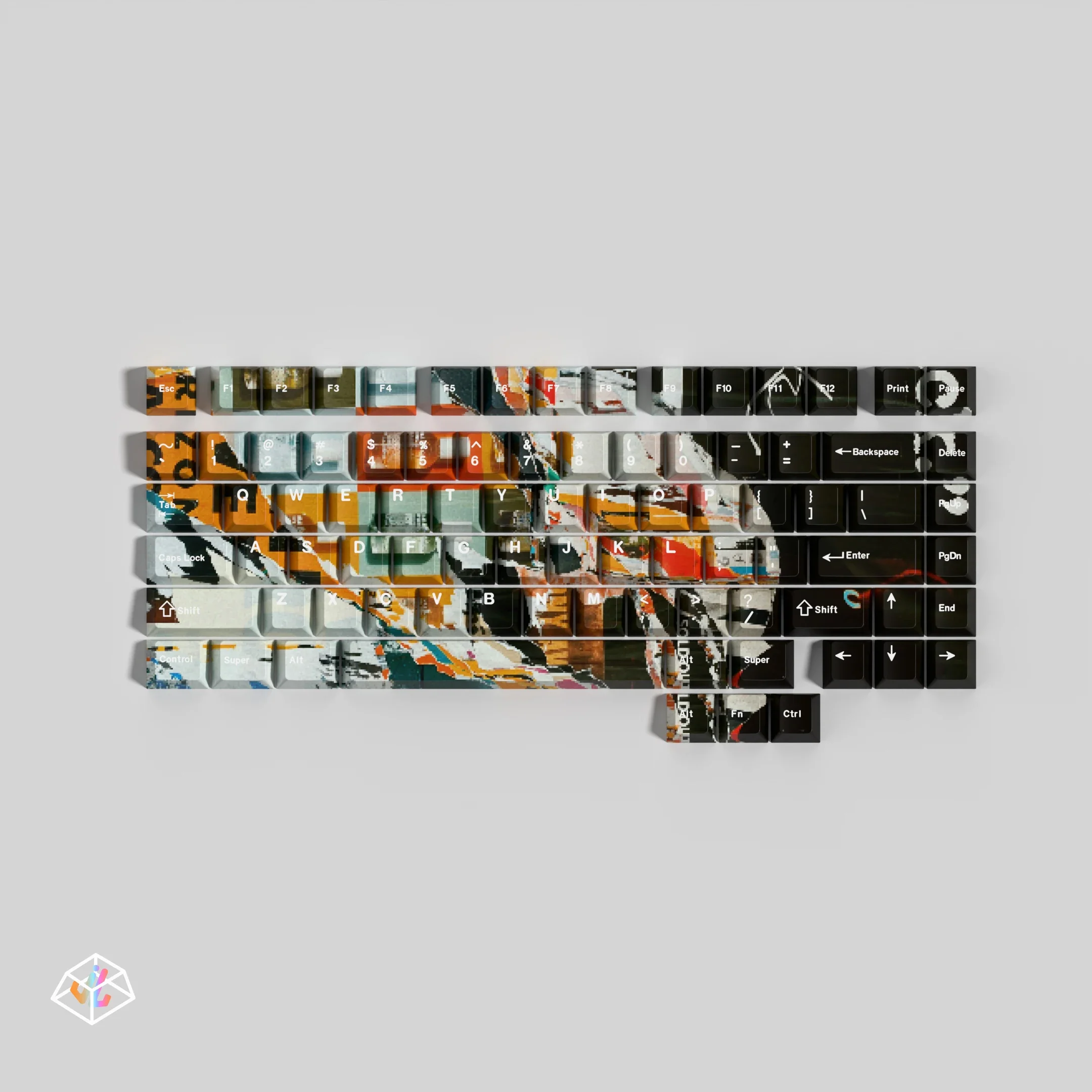 Graffiti keycaps, original sublimation PBT material, custom mechanical keyboard available, novel personality
Graffiti keycaps, original sublimation PBT material, custom mechanical keyboard available, novel personality