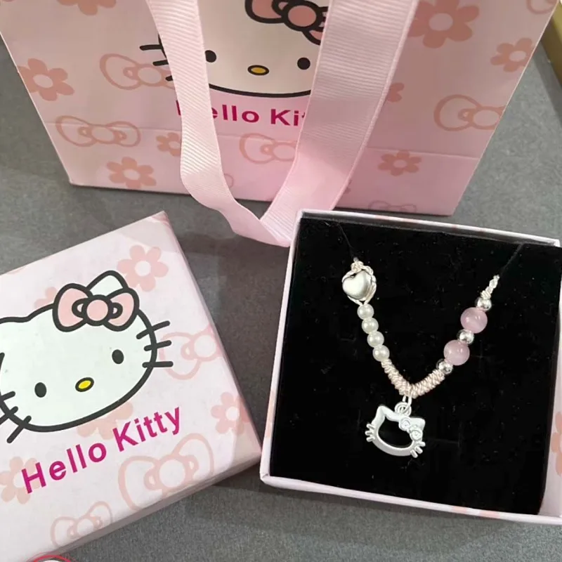 Sanrio Hello Kitty Necklace Anime Figure Cartoon Alloyed Necklace Q Figural Anime Pendant Necklace Decoration Girl Birthday Gift
Sanrio Hello Kitty Necklace Anime Figure Cartoon Alloyed Necklace Q Figural Anime Pendant Necklace Decoration Girl Birthday Gift