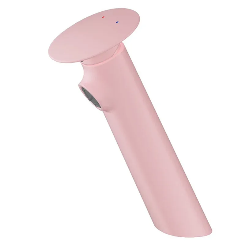 Basin Faucet Household Basin Pink Hot and Cold Washbasin Faucet All Copper Personalized Tilting Faucet MT2506
Basin Faucet Household Basin Pink Hot and Cold Washbasin Faucet All Copper Personalized Tilting Faucet MT2506