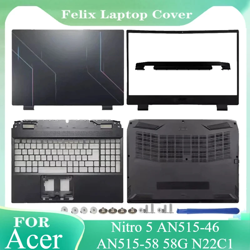 New Laptop LCD Back Cover Front Bezel keyboard Palmrest Bottom Case Hinge For Acer Nitro 5 AN515-46 AN515-58 AN515-58G N22C1
New Laptop LCD Back Cover Front Bezel keyboard Palmrest Bottom Case Hinge For Acer Nitro 5 AN515-46 AN515-58 AN515-58G N22C1