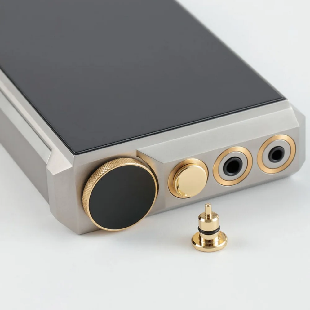 Anti-Dust Plug Brass Gold-plated for iRiver SR15 KANN Alpha 2.5mm 3.5mm 4.4mm 6.25mm Jack Port Cover
Anti-Dust Plug Brass Gold-plated for iRiver SR15 KANN Alpha 2.5mm 3.5mm 4.4mm 6.25mm Jack Port Cover