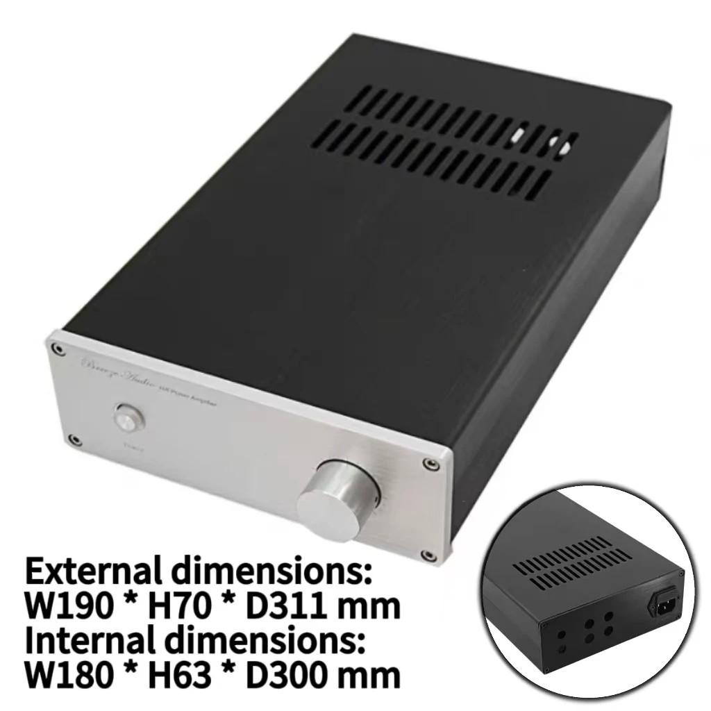 xmoydz 8mm Front Panel Full Aluminum Chassis 190*70*311mm HiFi Amplifier Fits 200-300W Transformer
xmoydz 8mm Front Panel Full Aluminum Chassis 190*70*311mm HiFi Amplifier Fits 200-300W Transformer