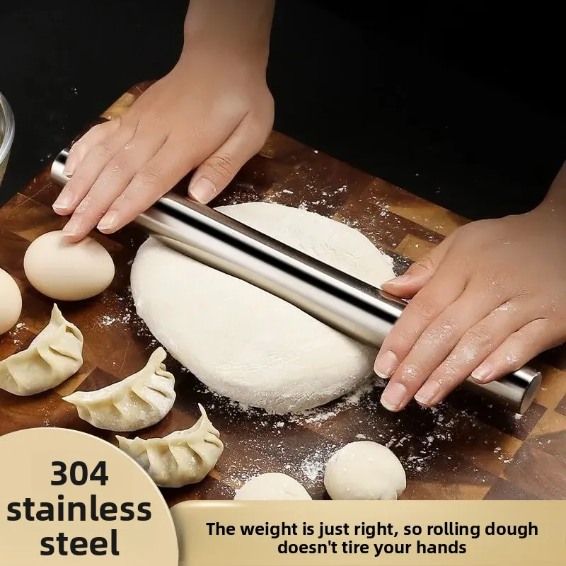 YJQ stainless steel rolling pin household non-stick rolling dumpling skin baking double tip rolling
YJQ stainless steel rolling pin household non-stick rolling dumpling skin baking double tip rolling