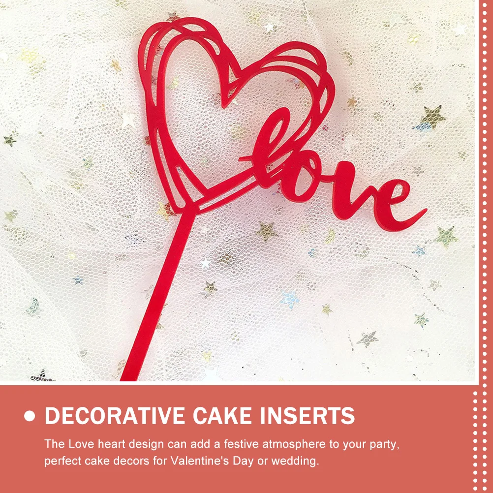 6Pcs DIY Love Heart Cake Decor Toppers Reusable Acrylic Cupcake Picks for Wedding Valentine's Day Party Red Cupcake Toppers
6Pcs DIY Love Heart Cake Decor Toppers Reusable Acrylic Cupcake Picks for Wedding Valentine's Day Party Red Cupcake Toppers
