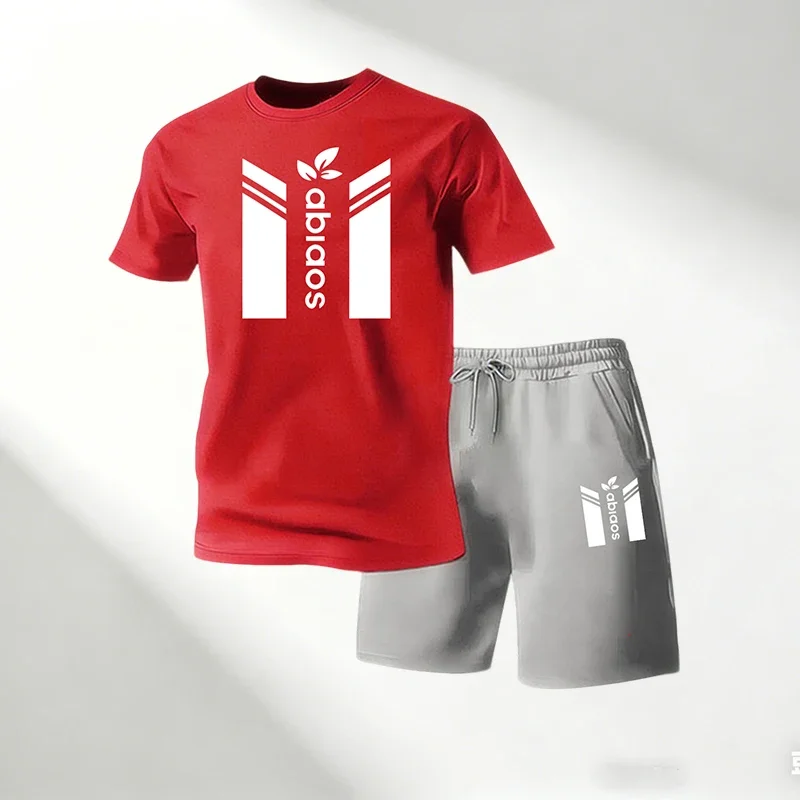 Summer Men's Quick Dry T-Shirts Sets Short Sleeve T-Shirt+Shorts O-Neck Sportswear Home Outdoor Gym Suit Fashion Casual Hot Sale
Summer Men's Quick Dry T-Shirts Sets Short Sleeve T-Shirt+Shorts O-Neck Sportswear Home Outdoor Gym Suit Fashion Casual Hot Sale