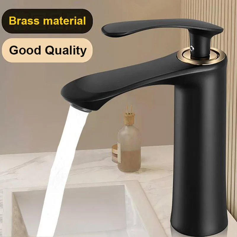 Black Basin Mixer Sink Faucet Brass Bathroom Faucets Gourmet Washbasin Tapware Modern Hot&Cold Water Tap
Black Basin Mixer Sink Faucet Brass Bathroom Faucets Gourmet Washbasin Tapware Modern Hot&Cold Water Tap