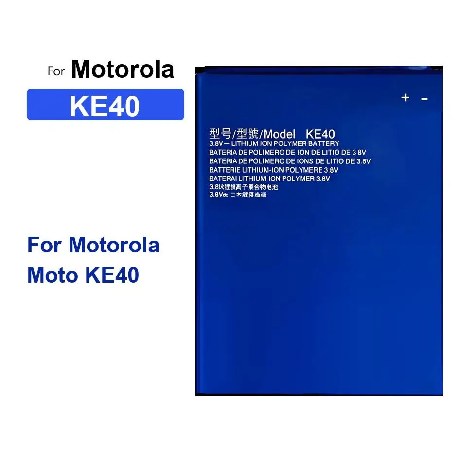3000mAh Mobile Phone Battery Good Low-Temperature Performance For Motorola Moto KE40
3000mAh Mobile Phone Battery Good Low-Temperature Performance For Motorola Moto KE40