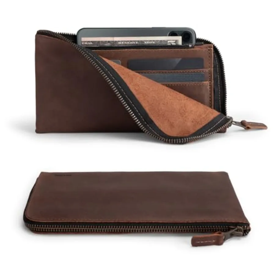 Leather Long Zippered Wallet, Holds Up to 8 Cards Plus Coins And Flat Bills, Phone Holder, Travel Essentials, Handmade
Leather Long Zippered Wallet, Holds Up to 8 Cards Plus Coins And Flat Bills, Phone Holder, Travel Essentials, Handmade