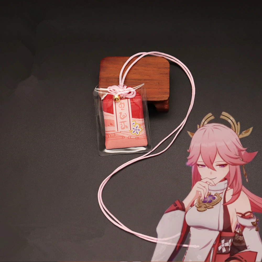 Game Impact Yae Miko Cosplay Polyester Embroidery Omamori Pray Fortune Safe Bag Guard Talisman Pendant Keychain Amulet
Game Impact Yae Miko Cosplay Polyester Embroidery Omamori Pray Fortune Safe Bag Guard Talisman Pendant Keychain Amulet