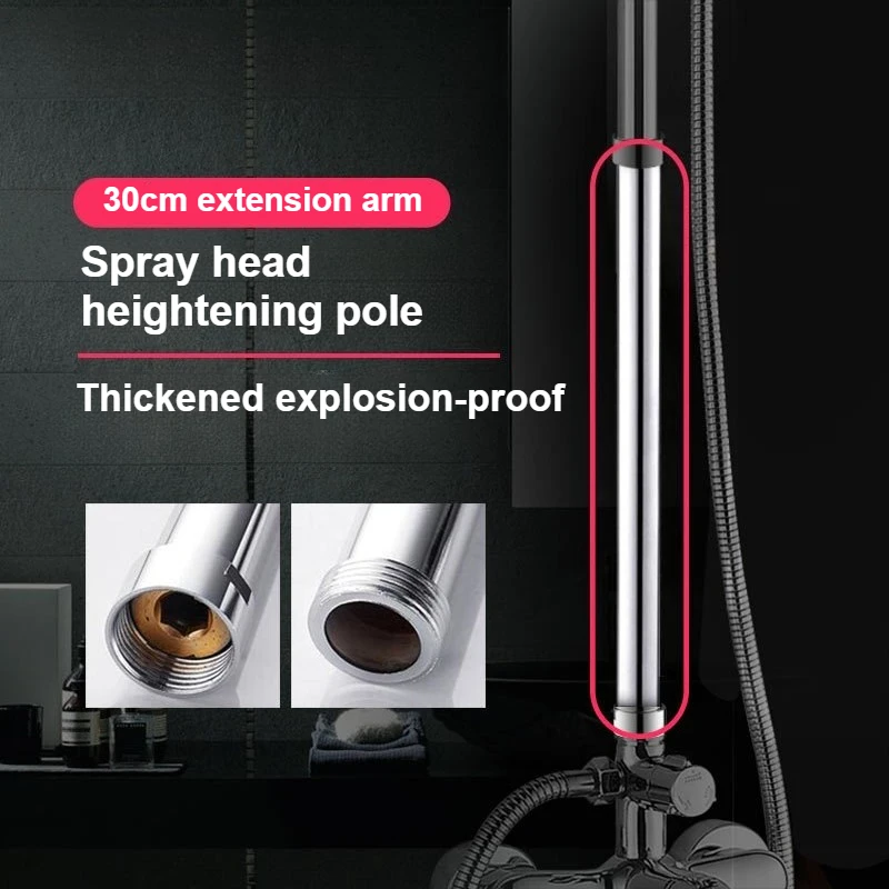 Stainless Steel Round Shower Extension Pipe Bathroom Accessories 30cm Shower Extension Pipe Round/square Bathroom Shower Arm
Stainless Steel Round Shower Extension Pipe Bathroom Accessories 30cm Shower Extension Pipe Round/square Bathroom Shower Arm