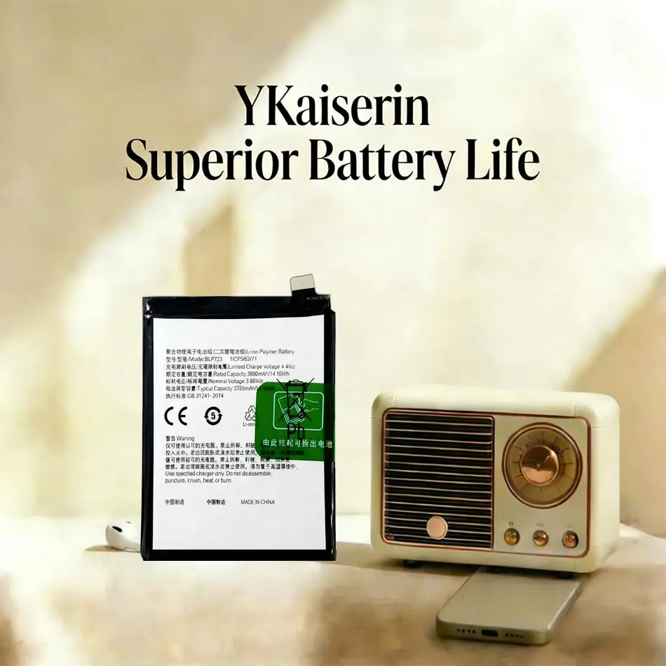 Аккумулятор для мобильного телефона BLP723 Stable 3765Mah, долговечный, для Oppo Realme X
Аккумулятор для мобильного телефона BLP723 Stable 3765Mah, долговечный, для Oppo Realme X
