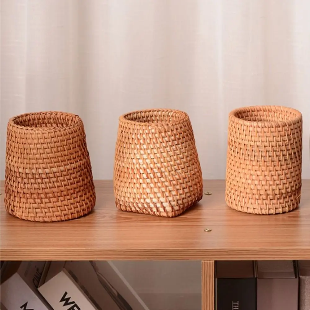 Stationery Storage Wood Vine Rattan Pen Holder Cosmetic Holder Multifunctional Stationery Container Minimalism Large Capacity
Stationery Storage Wood Vine Rattan Pen Holder Cosmetic Holder Multifunctional Stationery Container Minimalism Large Capacity