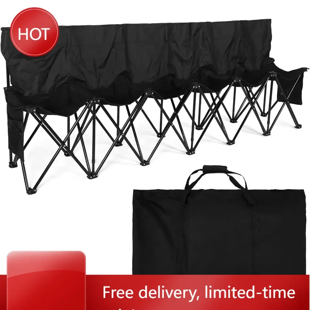 Hot salesCustomizable 6 Seats Folding Soccer Bench Chair Portable Team Sports Sideline Bench for Football Camp Travel Events Out
Hot salesCustomizable 6 Seats Folding Soccer Bench Chair Portable Team Sports Sideline Bench for Football Camp Travel Events Out