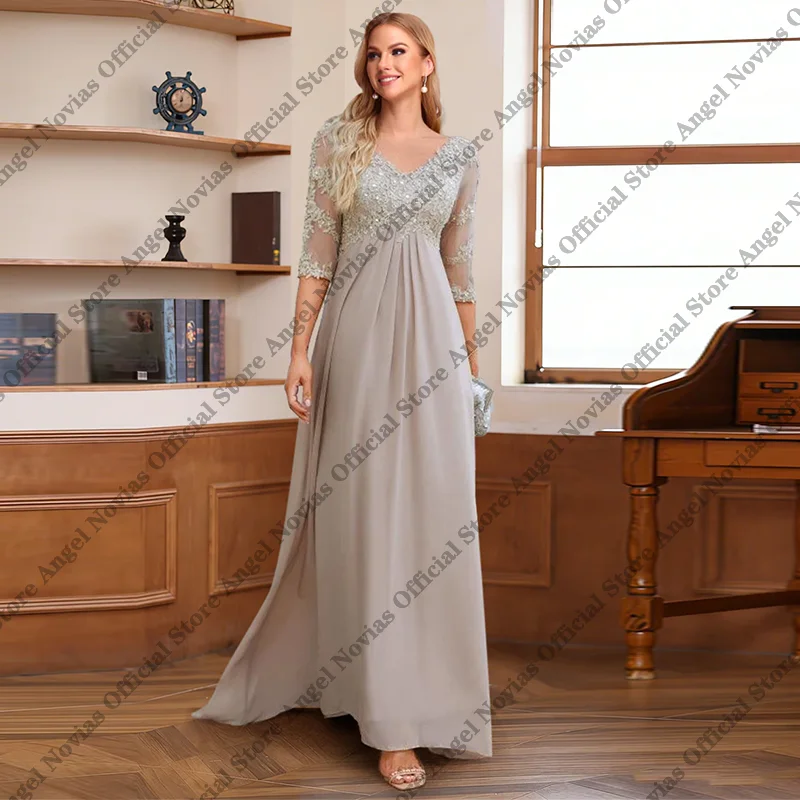 Customized Sheath V Neckline Mother of the Bride Dresses 2026 with Sleeves Wedding Party Dress vestido mãe de noiva 2026
Customized Sheath V Neckline Mother of the Bride Dresses 2026 with Sleeves Wedding Party Dress vestido mãe de noiva 2026