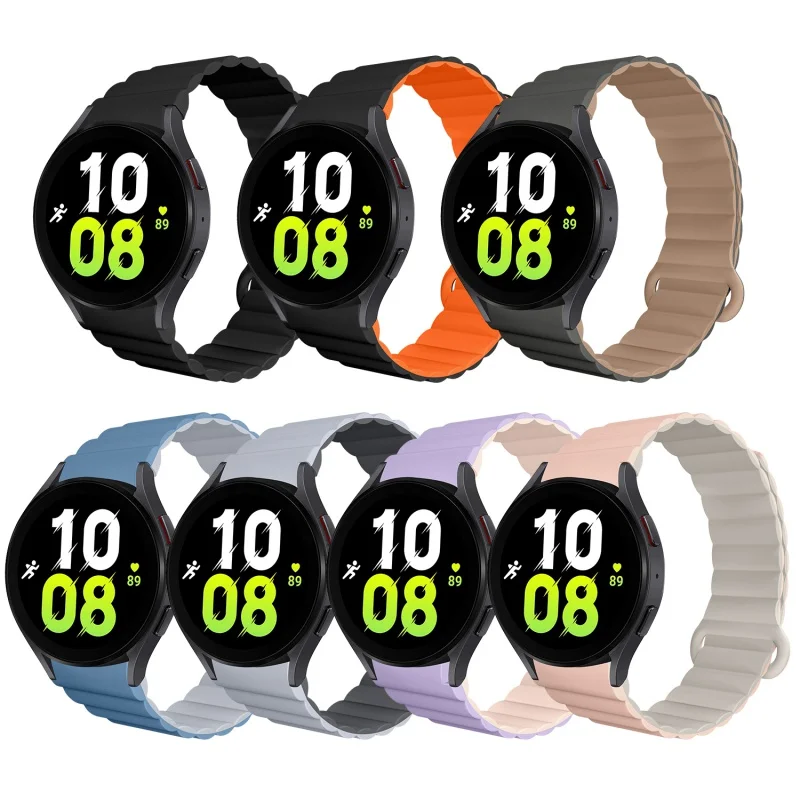 Silicone Magnetic Band for Samsung Galaxy Watch 4 5 40mm 42mm 44mm 46mm, Band Strap for Samsung Watch 5 Pro 45mm
Silicone Magnetic Band for Samsung Galaxy Watch 4 5 40mm 42mm 44mm 46mm, Band Strap for Samsung Watch 5 Pro 45mm