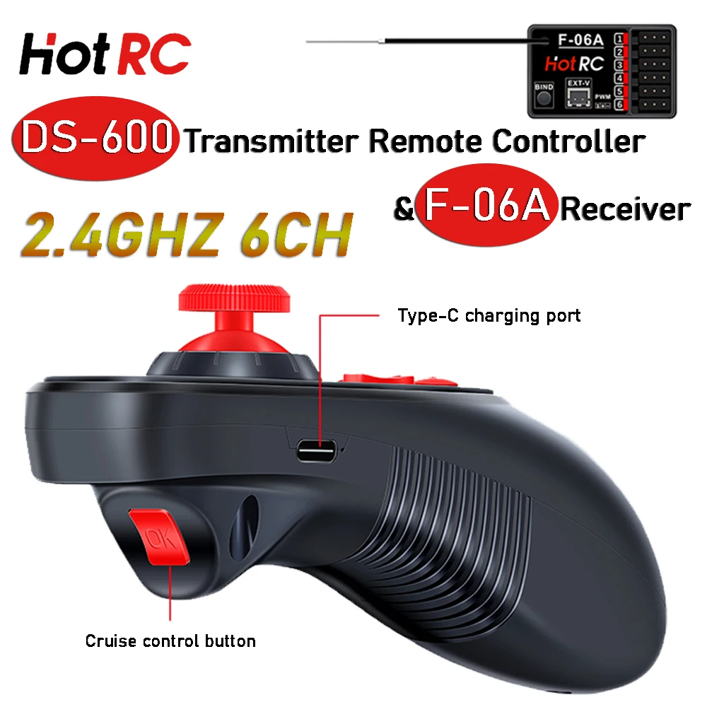 Пульт дистанционного управления радиосистемой HOTRC, 2,4 ГГц, 6-канальный передатчик DS-600 с 6-канальным приемником DS 600 PWM для модели корабля радиоуправляемой лодки
Пульт дистанционного управления радиосистемой HOTRC, 2,4 ГГц, 6-канальный передатчик DS-600 с 6-канальным приемником DS 600 PWM для модели корабля радиоуправляемой лодки