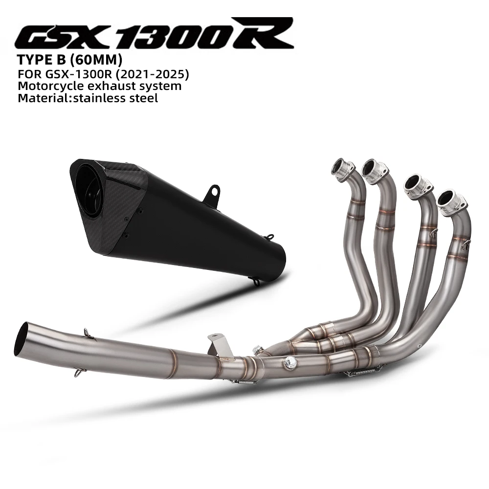 Motorcycle Full Exhaust System Compatible with GSX1300R Hayabusa 2021-2025
Motorcycle Full Exhaust System Compatible with GSX1300R Hayabusa 2021-2025