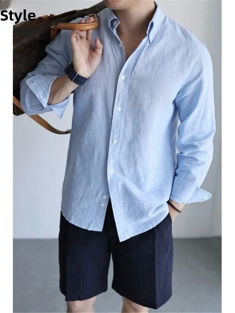 Italian Style Linen Cotton Twill Long Sleeve Casual Business Shirt Breathable Moisture Wicking Commute Spring Summer Shirt
Italian Style Linen Cotton Twill Long Sleeve Casual Business Shirt Breathable Moisture Wicking Commute Spring Summer Shirt