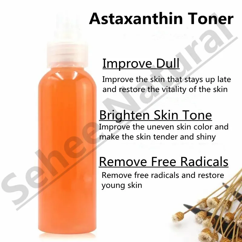 Astaxanthin Toner Antioxidant Improves Dull Face Toner Skin Care Essence Moisturizing Brighten Skin Tone 100g
Astaxanthin Toner Antioxidant Improves Dull Face Toner Skin Care Essence Moisturizing Brighten Skin Tone 100g
