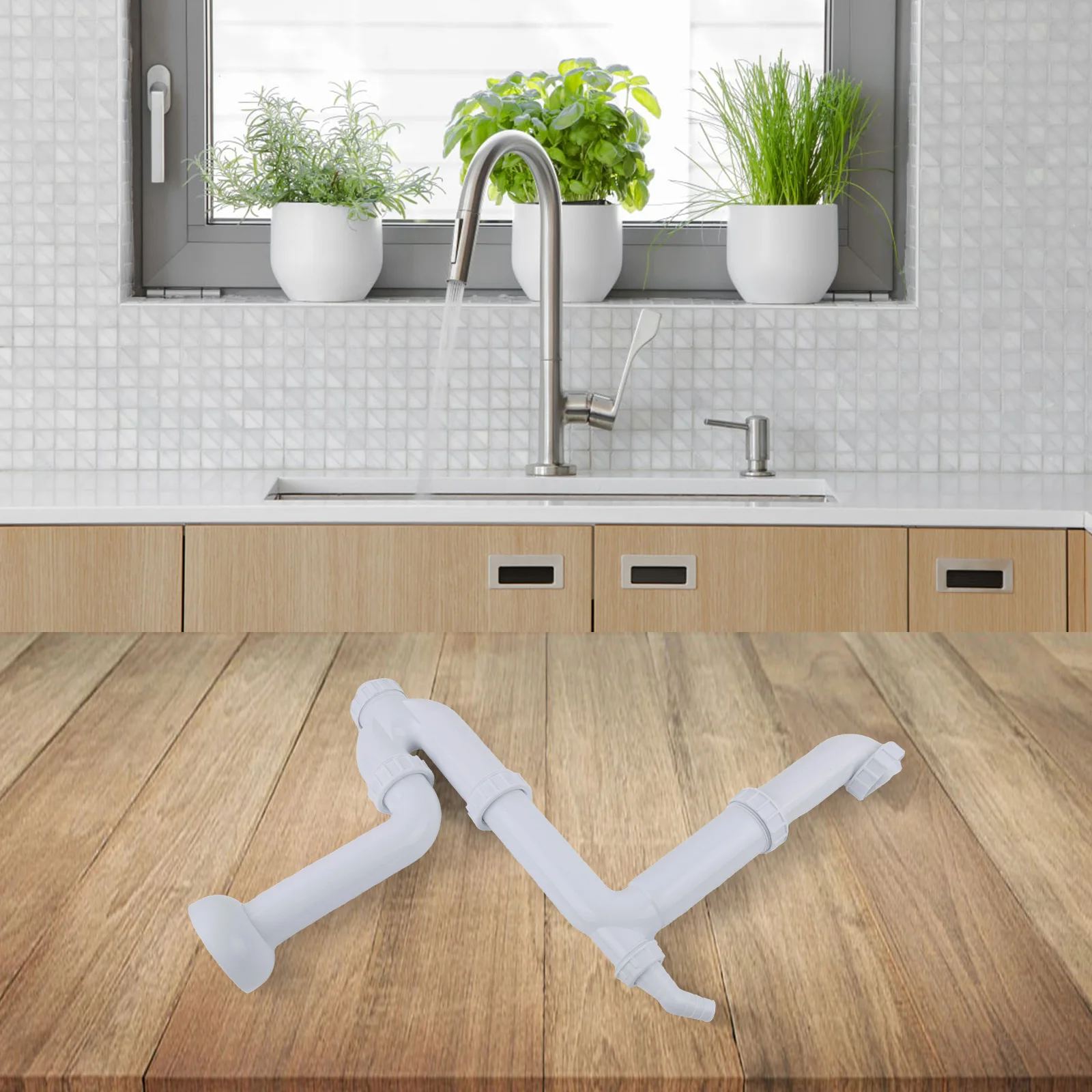 Efficient Water Flow Kitchen Drainage System As Shown 360 Degree Adjustable Drain Pipe Kitchen Plumbing 40mm Diameter
Efficient Water Flow Kitchen Drainage System As Shown 360 Degree Adjustable Drain Pipe Kitchen Plumbing 40mm Diameter