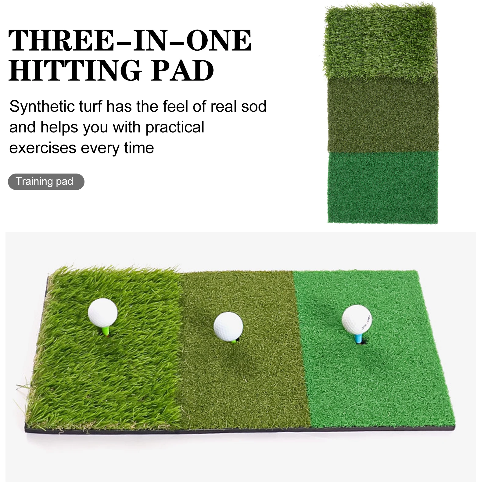 Golf Hitting Mat Professional Training for Practice Improve Accuracy Golfs Turf Reusable Easy Clean
Golf Hitting Mat Professional Training for Practice Improve Accuracy Golfs Turf Reusable Easy Clean