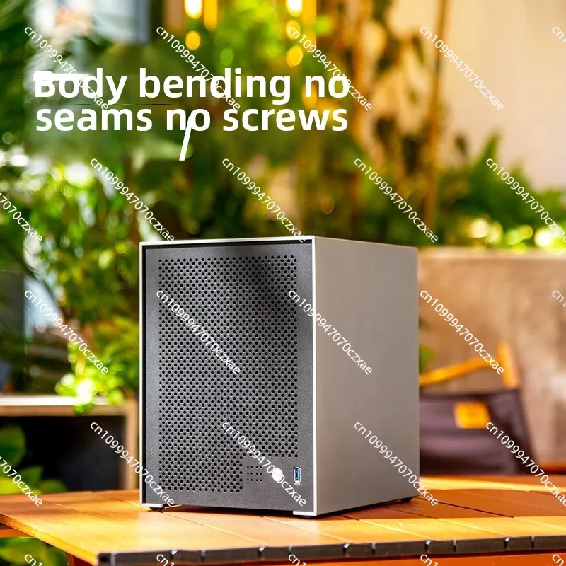 Sagitta 6-disk NAS Chassis 3mm CNC Anodized Aluminum ITX Motherboard Small 1U Power Supply Black Synology UNRAID 
Sagitta 6-disk NAS Chassis 3mm CNC Anodized Aluminum ITX Motherboard Small 1U Power Supply Black Synology UNRAID