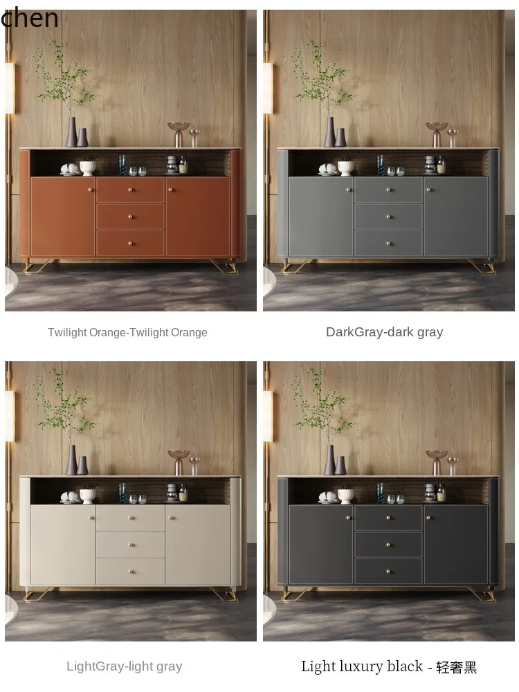 DSA Sideboard Cabinet Light Luxury Home Integrated Wall Saddle Pike Restaurant Stone Plate Entrance Cabinet
DSA Sideboard Cabinet Light Luxury Home Integrated Wall Saddle Pike Restaurant Stone Plate Entrance Cabinet