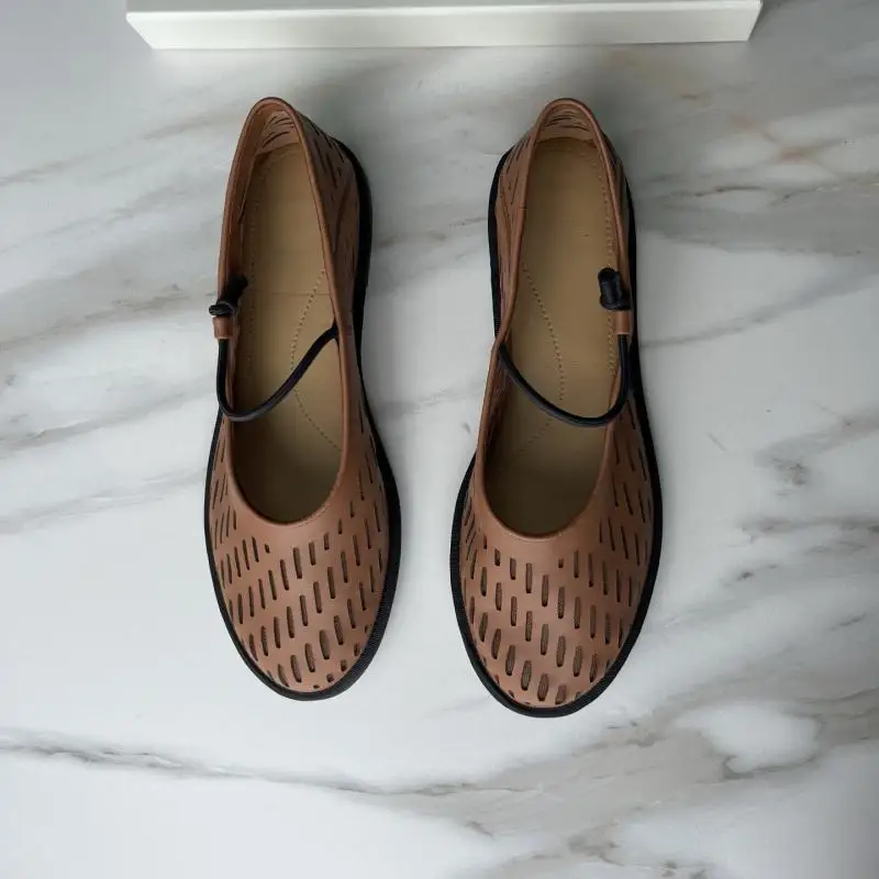 Dave&di Minimalist Women's Shoes Retro Hollowed Out Sandals Women's Summer Flats Shoes Mary Jane Shoes Shoes For Woman Loafers
Dave&di Minimalist Women's Shoes Retro Hollowed Out Sandals Women's Summer Flats Shoes Mary Jane Shoes Shoes For Woman Loafers