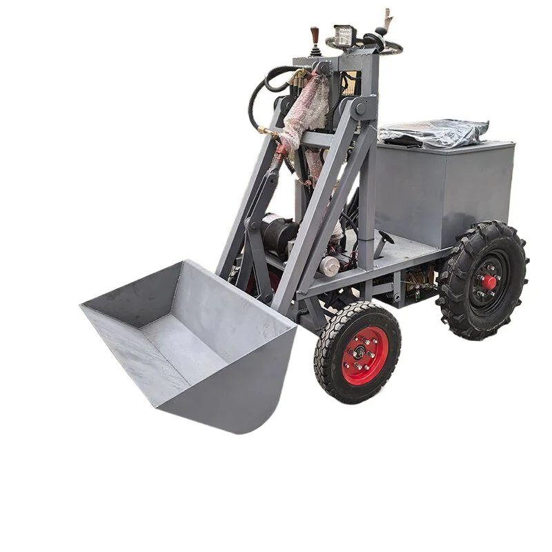 Small electric farm manure cleaning truck construction site Household agricultural loader rear drive snow clearing forklift
Small electric farm manure cleaning truck construction site Household agricultural loader rear drive snow clearing forklift