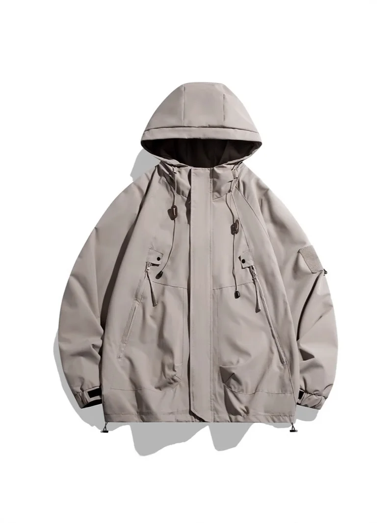Workwear, assault suit, hooded new jacket, men's motorcycle style workwear jacket, outdoor waterproof, high-quality spring
Workwear, assault suit, hooded new jacket, men's motorcycle style workwear jacket, outdoor waterproof, high-quality spring