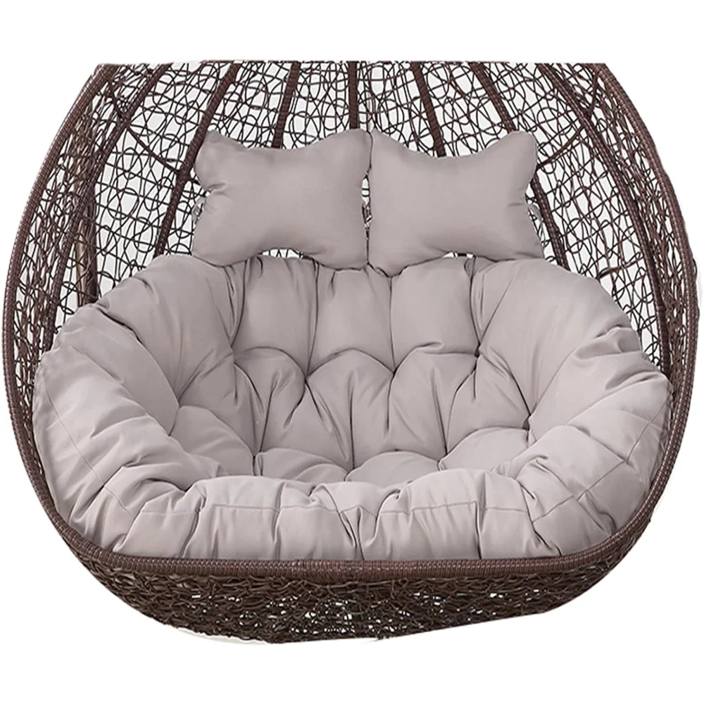 2 Persons Hammock Swing Chair Cushion, Double Egg Chair Pads Luxury Outdoor Patio Wicker Loveseat Hanging Swing Egg Chairs
2 Persons Hammock Swing Chair Cushion, Double Egg Chair Pads Luxury Outdoor Patio Wicker Loveseat Hanging Swing Egg Chairs